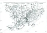 same-90-to-170-tractors-workshop-manual-307-1026-3-0-exploded-view-27.webp Same 90, 100, 110, 130, 150, 170 engine unit exploded view diagram showing turbocharger, manifolds, and alternator parts.
