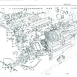 Same 90, 100, 110, 130, 150, 170 engine unit exploded view diagram showing turbocharger, manifolds, and alternator parts.