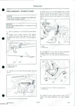 same-90-to-170-tractors-workshop-manual-307-1026-3-0-procedures-17.webp Same 90, 100, 110, 130, 150, 170 engine unit procedures for propeller shaft removal and component diagrams.