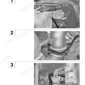 Same Diamond 210/235/265 engine connector locations showing X35, L, +30B and +50 electrical terminals