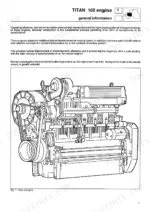 same-titan-to-190-tractor-workshop-manual-307-1055-3-0-exploded-view-20.webp Same Titan 160, Titan 190 engine general information page with an illustration of the air-cooled engine assembly.