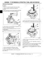 scotts-l1642-to-l2548-lawn-tractor-technical-manual-tm1949-exploded-view-36.webp Scotts L1642, L17.542, L2048, L2548 Briggs & Stratton carburetor disassembly and fuel inlet seat removal procedures.