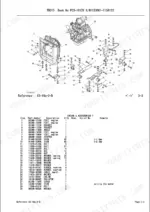 takeuchi-tb015-mini-excavator-parts-catalog-pc3-101z6-engine-parts-40.webp Takeuchi TB015 exploded view of engine mounts, radiator, and accessories with parts list and reference numbers.