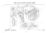 takeuchi-tb025-mini-excavator-parts-catalog-pe3-102z5-cab-parts-163.webp Takeuchi TB025 exploded view diagram of cab frame, door assembly, hinges, and weather stripping components.