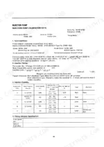 Takeuchi TB070 Zexel injection pump calibration data table, test conditions, injection timing, and quantity specifications.