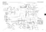 Takeuchi TB070 electrical wiring diagram showing starter, relays, switches, and machine configuration components.