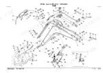 takeuchi-tb070w-wheeled-excavator-parts-catalog-pw1-101z1-boom-parts-220.webp Takeuchi TB070W boom exploded view diagram showing hydraulic cylinders, pins, bolts, and mounting hardware components.