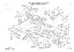 takeuchi-tb125-hydraulic-excavator-parts-catalog-be5z010-boom-parts-280.webp Takeuchi TB125 boom exploded view diagram showing hydraulic cylinders, pins, and mounting hardware components.