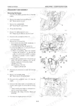 takeuchi-tb138fr-compact-excavator-workshop-manual-cg5e001-procedures-53.webp Takeuchi TB138FR, TB138FR Compact Excavator, YDP-MP2, YDP-MP4 engine removal and AC compressor disassembly procedure.