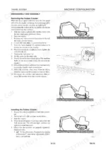 Takeuchi TB175, TB175 Compact Excavator, YDP-MP2, YDP-MP4: Procedures for removing and installing rubber crawlers.
