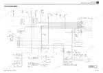takeuchi-tb215r-mini-excavator-shop-manual-cc8e001-wiring-49.webp Takeuchi TB215R electrical schematic diagram showing starter motor, glow plug, cluster controller, and fuse box wiring.