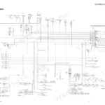 Takeuchi TB215R electrical schematic diagram showing starter motor, glow plug, cluster controller, and fuse box wiring.