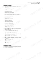 takeuchi-tb219-mini-excavator-workshop-manual-cd6e002-procedures-79.webp Takeuchi TB219: Step-by-step procedure for removing and installing the engine assembly.