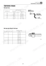 takeuchi-tb219-mini-excavator-workshop-manual-cd6e002-torque-39.webp Takeuchi TB219: Hydraulic hose and bite-type pipe fitting tightening torque specification tables.