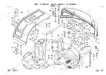 takeuchi-tb260-mini-excavator-parts-catalog-bq0z001-2-cab-parts-264.webp Takeuchi TB260 exploded view diagram of the engine cover assembly, including hinges, struts, and mounting hardware.