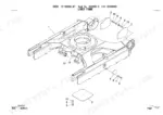 takeuchi-tb260-mini-excavator-parts-catalog-bq0z001-2-chassis-parts-14.webp Takeuchi TB260 exploded view diagram of the lower frame assembly, showing cover plates, bolts, and washers.