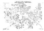 takeuchi-tb53fr-crawler-excavator-parts-catalog-bj1z006-1-engine-parts-120.webp Takeuchi TB53FR exploded view of engine and accessories, including engine mounts, exhaust components, and heat shielding.
