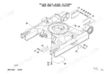 takeuchi-tb75fr-tb80fr-hydraulic-excavator-parts-catalog-bl2z006-chassis-parts-16.webp Takeuchi TB75FR, TB80FR exploded view diagram of the lower frame assembly and mounting hardware components.