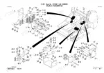 takeuchi-tl120-compact-track-loader-parts-catalog-bt3z001-hydraulic-parts-66.webp Takeuchi TL120 exploded view diagram of hydraulic control valves, fittings, and mounting accessories.