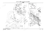 takeuchi-tl126-compact-track-loader-parts-catalog-pt5-101z5-3-cab-parts-58.webp Takeuchi TL126 exploded view diagram of the rear engine cover, radiator grille, and mounting hardware components.