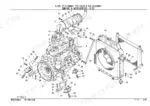 takeuchi-tl126-compact-track-loader-parts-catalog-pt5-101z5-3-engine-parts-32.webp Takeuchi TL126 exploded view of engine, radiator, and mounting accessories with numbered parts list reference.