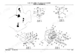 takeuchi-tl126-compact-track-loader-parts-catalog-pt5-101z5-3-hydraulic-parts-46.webp Takeuchi TL126 exploded view diagram of valve and accessories, showing hydraulic valve blocks, fittings, and hardware.