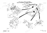 takeuchi-tl130-compact-track-loader-parts-catalog-bt8z012-hydraulic-parts-124.webp Takeuchi TL130 exploded view of hydraulic valves, fittings, and accessories with numbered component parts list.