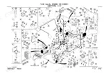 takeuchi-tl140-compact-track-loader-parts-catalog-bt9z009-wiring-102.webp Takeuchi TL140 electrical system wiring harness diagram showing component mounting hardware and cable routing paths.