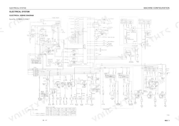 Takeuchi TL150, TL150 Crawler Loader, 4TNE106, 4TNV106, YPD-MP2/YPD-MP4, YDP-MP2, YDP-MP4 electrical wiring diagram page.