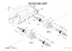 takeuchi-tl26-compact-track-loader-parts-catalog-pt5-101z5-chassis-parts-12.webp Takeuchi TL26 exploded view diagram of track roller assembly, showing shafts, seals, and bearings for details A and B.