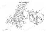 takeuchi-tl26-compact-track-loader-parts-catalog-pt5-101z5-engine-parts-32.webp Takeuchi TL26 exploded view of engine, radiator, muffler, and mounting accessories with numbered parts list reference.