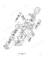 versatile-256-to-ii-tractors-service-manual-40025631-exploded-view-150.webp Versatile 256, 276, 276 II, Bidirectional Tractors exploded view of Eaton hydraulic pump assembly components.