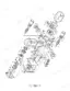 Versatile 256, 276, 276 II, Bidirectional Tractors exploded view of Eaton hydraulic pump assembly components.