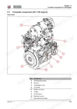 wacker-neuson-wl32-wheel-loader-service-manual-1000350669-exploded-view-139.webp Wacker Neuson WL32 44.7 kW engine overview diagram with labeled components including oil filter and fuel pump.