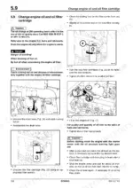 Bomag BM 1000/30-2, 1200/30-2, 1300/30-2 engine oil and filter change procedure.