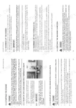 0cc944c8-b-operations-51 Komatsu 894, 898 operator manual page detailing engine starting, warm-up procedures, and machine motion safety instructions.