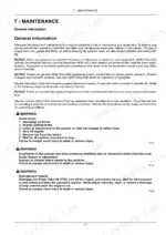 0d484aa2-b-maintenance-201 New Holland Boomer 45, Boomer 50, Boomer 55 maintenance manual page covering general lubrication and safety warning procedures.