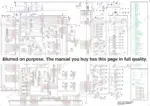 0f310413-b-wiring-587 Link-belt 130LX electrical schematic wiring diagram with component legend and fuse box connections.