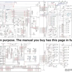Link-belt 130LX electrical schematic wiring diagram with component legend and fuse box connections.