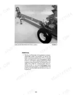 Sperry New Holland 782 main drive gearbox removal procedure showing PTO shaft, universal joint, and input shaft components.
