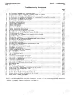 120c0109-b-troubleshooting-22 Cummins L10 troubleshooting symptoms index listing engine, air compressor, and cooling system diagnostic page references.