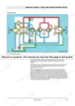 Bomag BMF 2500 M hydraulic system diagram showing closed circuit pump, motor, relief valves, and charge pump operation.