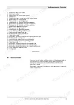 14938d9e-b-controls-33 Bomag BW 161 ADH-4, BW 202 AD-4, BW 203 AD-4 list of indicators and controls including switches, levers, and buttons.