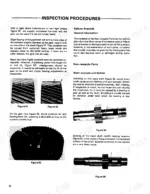 194b0994-b-procedures-86 Ford FW-20, FW-30, FW-40, FW-60 inspection procedures for gear failure analysis, shaft journals, splines, and bearing raceway erosion.