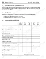 19b10ba8-b-maintenance-24 Wacker RT560, RT820 maintenance manual page showing engine fuel system procedures and periodic maintenance schedule table.