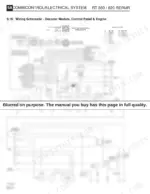 19b10ba8-b-wiring-126 Wacker RT560, RT820 wiring schematic for decoder module, control panel, and engine electrical systems.