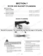 19ccd3b0-b-torque-53 New Holland L-555 boom and bucket cylinder torque specifications and cylinder removal procedure instructions.
