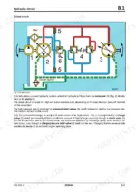 1a8aad27-b-hydraulic-129 Bomag BW 100 AD-4, BW 100 AC-4, BW 120 AD-4, BW 120 AC-4 hydraulic closed circuit diagram with pump, motor, and relief valves.