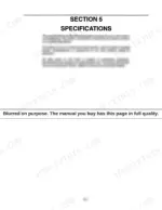 1e26320a-b-specs-249 New Holland 8670, 8770, 8870, 8970 service manual Section 5 Specifications introduction and disclaimer page.