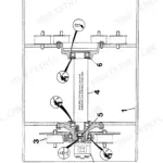 Bomag BW 125–138 Series drum repair survey diagram showing axial play specifications and component assembly.